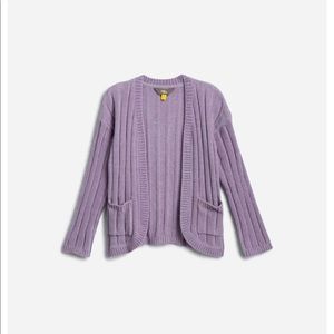 Rumi+Ryder Ribbed Chenelle Toddler Cardigan